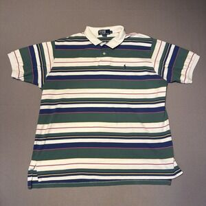 Vintage Polo By Ralph Lauren Size Xl Stripe Multicolor